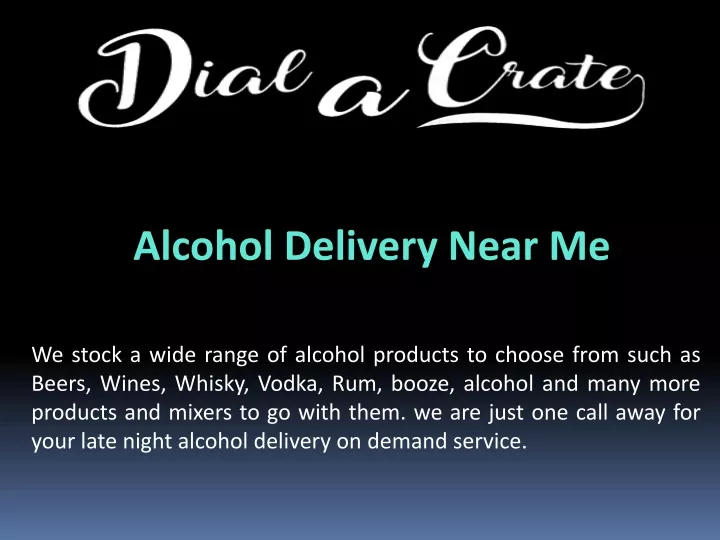 alcohol delivery near me