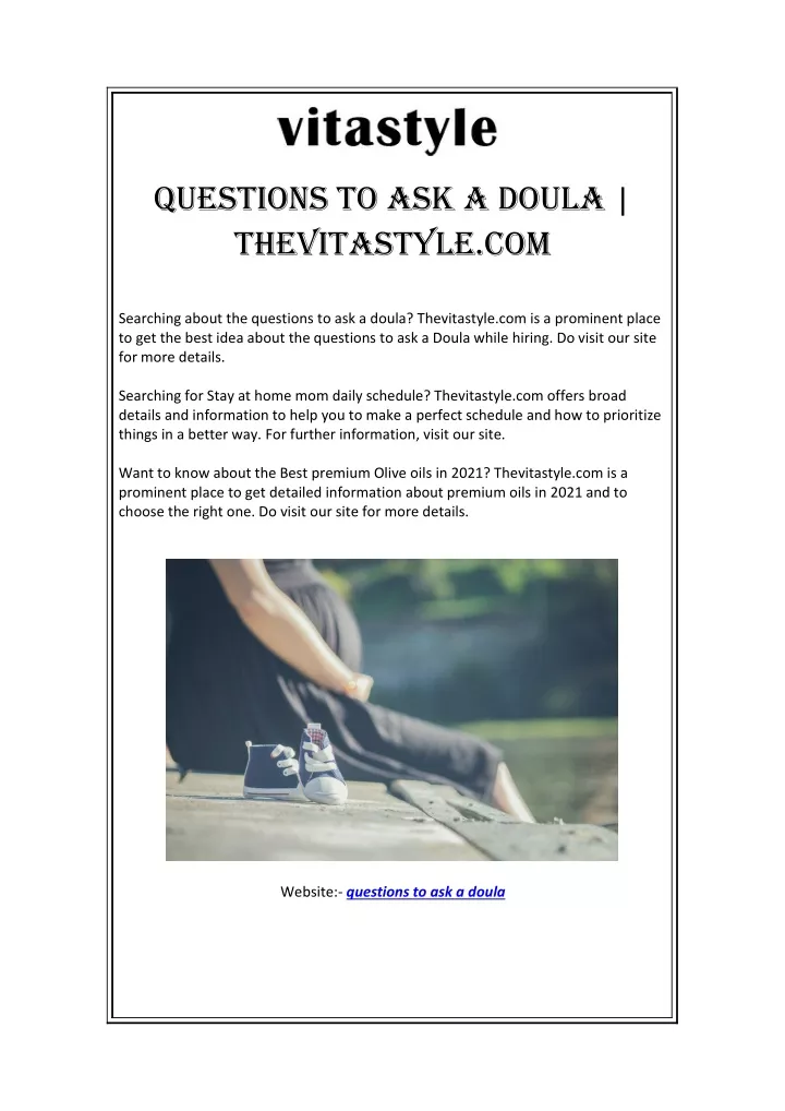 questions to ask a doula thevitastyle com