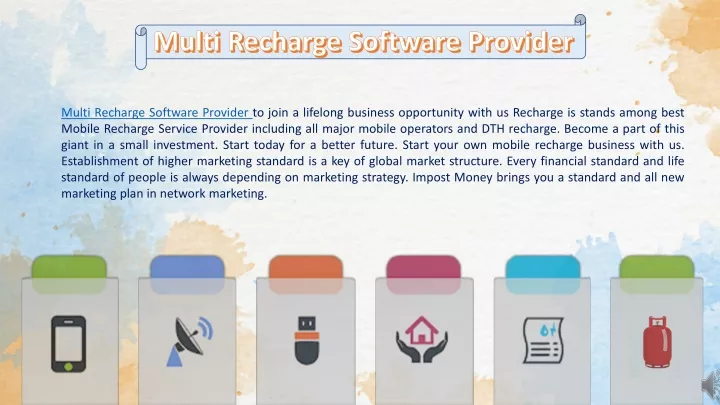 multi recharge software provider