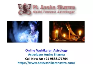 Love Marriage Specialist In Chandigarh | Astrologer Anshu Sharma | 24x7 Astrology Support