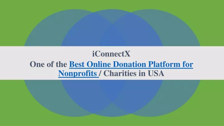 iconnectx one of the best online donation