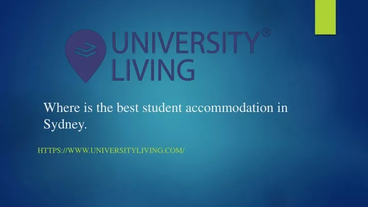 where is the best student accommodation in sydney