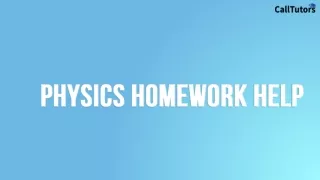physics homework help