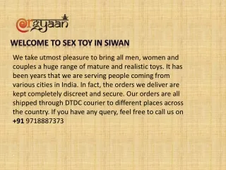 Adult Toys In siwan | Call  91 9718887373