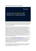 Launch Your Stablecoin And Elevate Your Crypto Business - slide 1