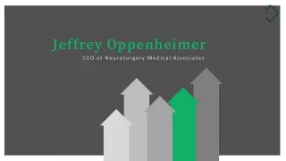 Jeffrey Oppenheimer - Provides Consultation in Biophysiology