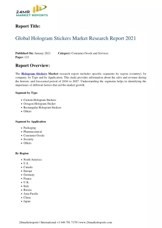 report title