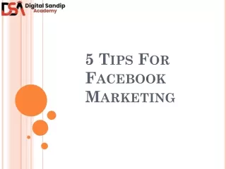 Tips On Facebook Advertising