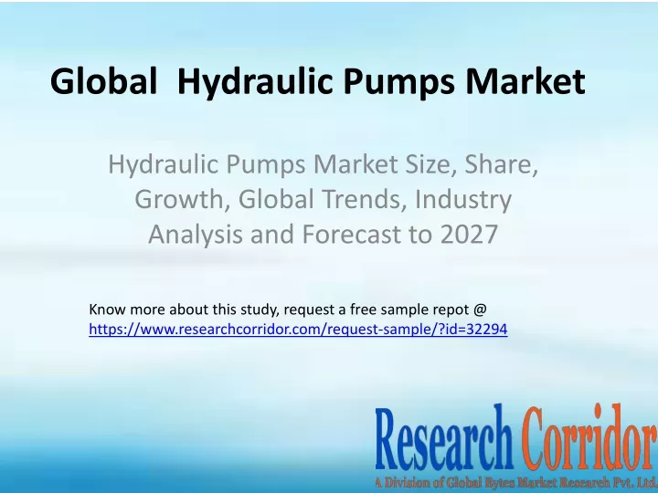global hydraulic pumps market