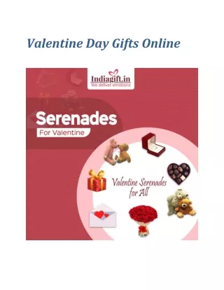 Valentine Day Gifts Online