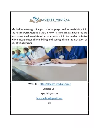 Medical Course Online | License-medical.com