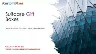 suitcase gift boxes