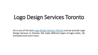 Logo Design Services Toronto