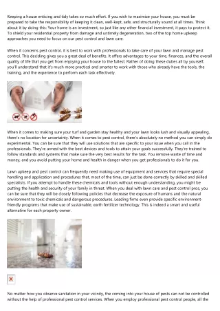17 Signs You Work With Chico Pest Control Pros