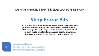 NAVY Apparel, t-shirts & glassware