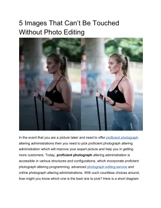 5 images that can t be touched without photo