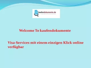 Visa-Services mit einem einzigen Klick online verfügbar