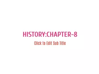 CLASS6 HISTORY CHAPTER 8