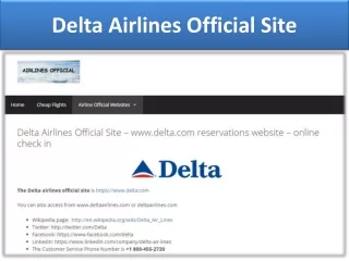 delta airlines official site