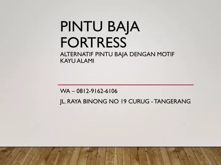 pintu baja fortress alternatif pintu baja dengan motif kayu alami