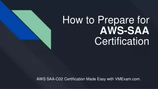 how to prepare for aws saa certification
