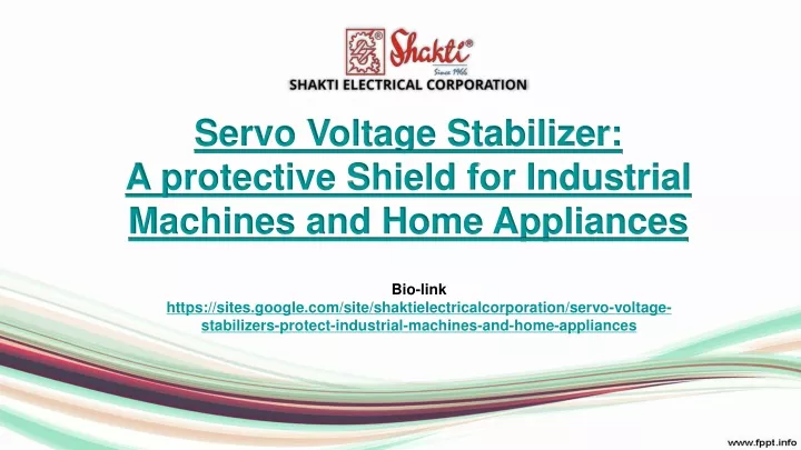 servo voltage stabilizer a protective shield