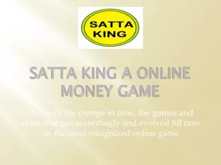 satta king number one website