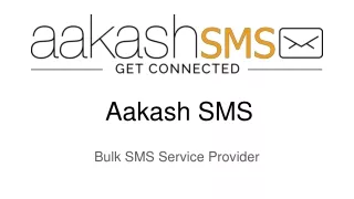 AakashSMS - Bulk SMS Service Provider Company in Nepal