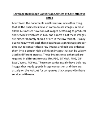 leverage bulk image conversion services at cost