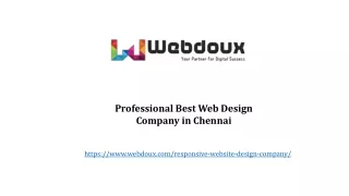 Professional Best Web Design Company in Chennai
