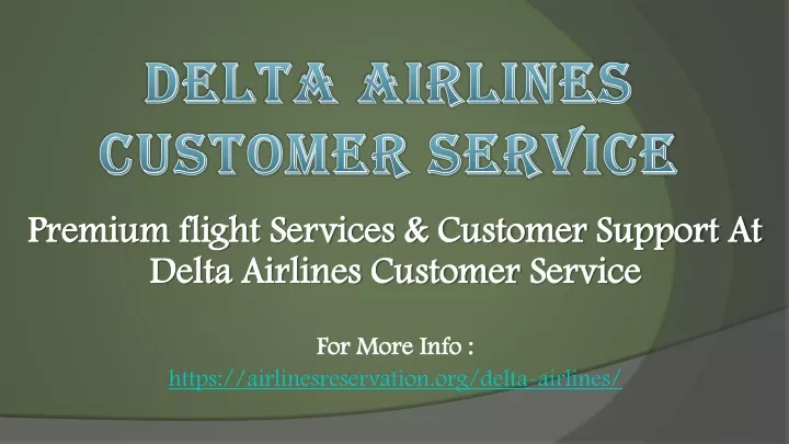 delta airlines customer service