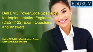 dell emc poweredge specialist for implementation
