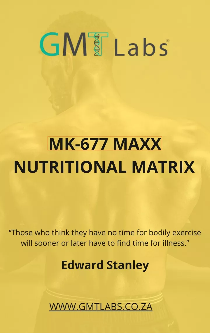 mk 677 maxx nutritional matrix