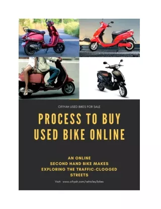 Online Second Hand Bike Purchase Procedure