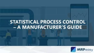 statistical process control a manufacturer s guide