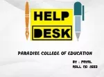 help desk - slide 1