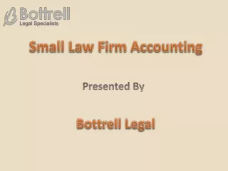 Small Law Firm Accounting 