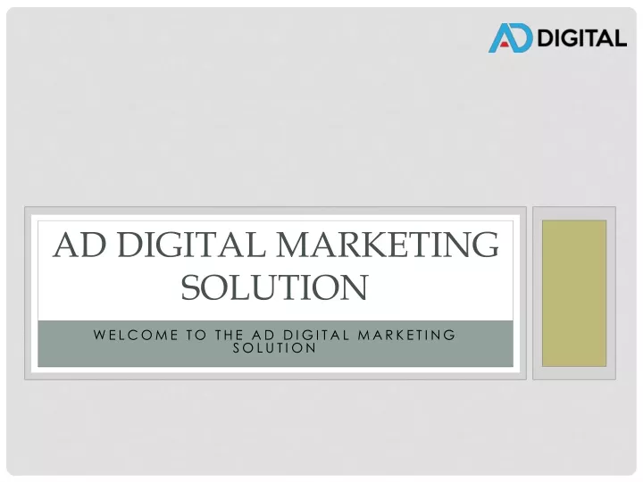 ad digital marketing solution