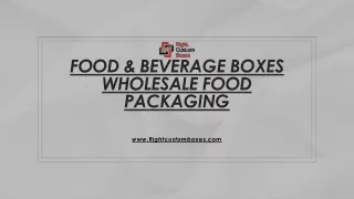 Get Custom Food Boxes | Custom Food Packaging