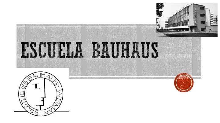 escuela bauhaus