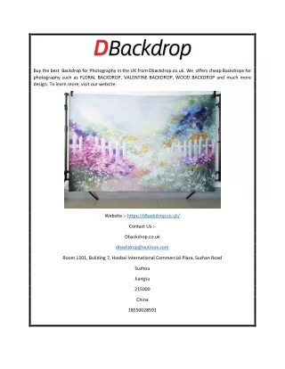 Backdrops UK | Dbackdrop.co.uk