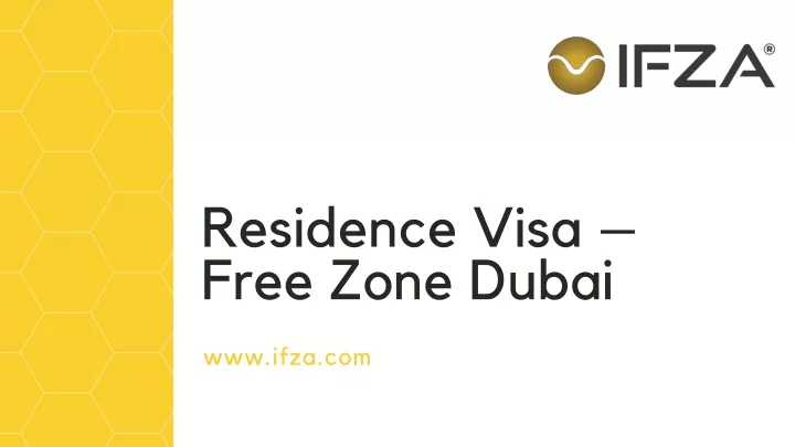 residence vis a free zone dubai