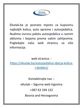 ekutak ba je poznato mjesto za kupovinu najboljih