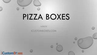 pizza boxes