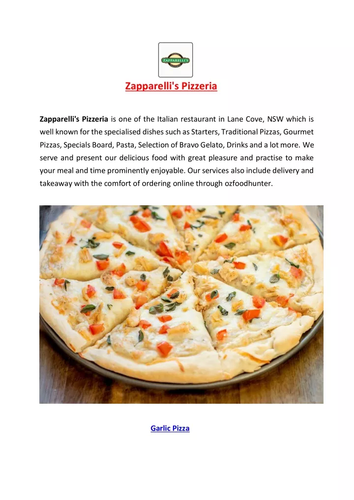 zapparelli s pizzeria