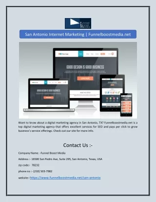san antonio internet marketing funnelboostmedia