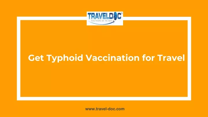 get typhoid vaccination for travel