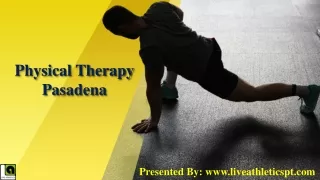 Physical Therapy Pasadena