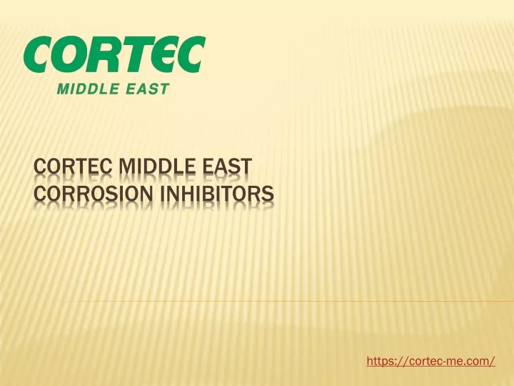 cortec middle east corrosion inhibitors