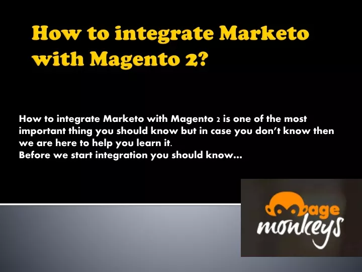 how to integrate marketo with magento 2